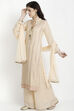 Neutral Georgette Easy Stitch Suit Set image number 3