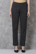 Navy Straight Cotton Pants image number 0