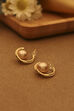 Gold Plated Alloy Hoop Earrings image number 0