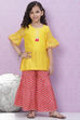 Yellow Art Silk Short Kurta image number 5