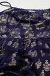 Dark Purple Polyester Tiered Dress image number 1