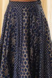 Blue Embroidered Festive Lehenga Set image number 2