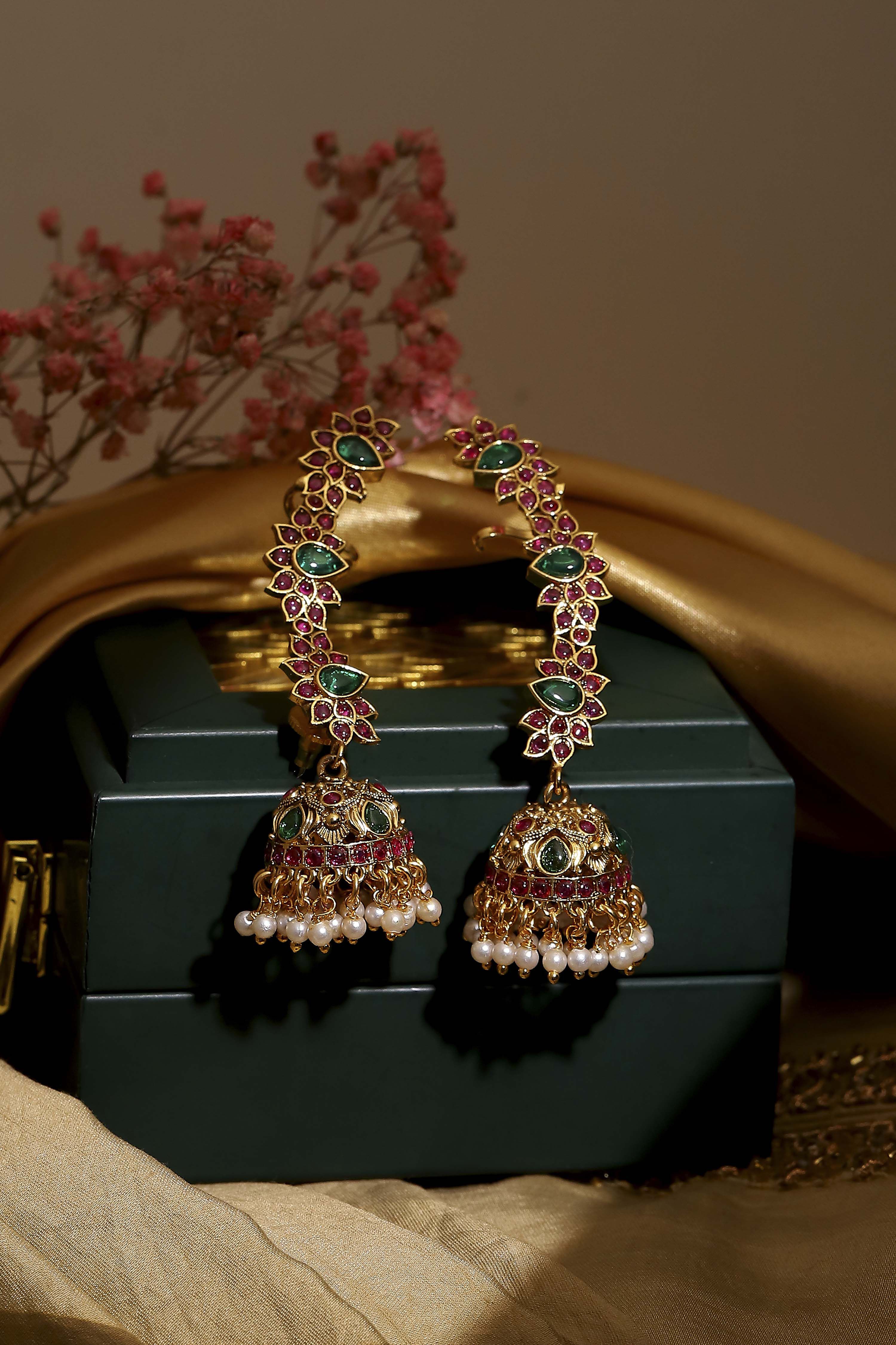 Multicolour Textured Earrings image number 0