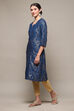 Blue Rayon Flared 2 Piece Set image number 2