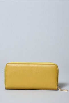 Yellow Pu Leather Wallet image number 3