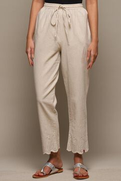 Natural Cotton Flax Pants image number 5