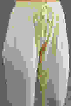 Rohit Bal Cream-Colored Silk Chanderi Floral Printed Anarkali Suit Set image number 2