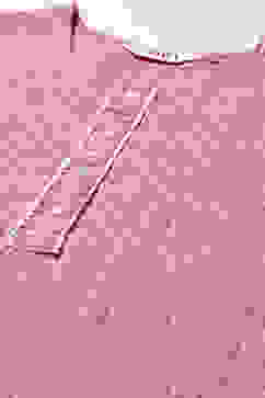 Red Cotton Blend Straight Kurta Palazzo Suit Set image number 1