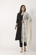 Off White Poly Cotton Dupatta image number 0
