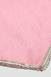 Pink Cotton Blend Anarkali Embroidered Kurta Suit Set image number 3