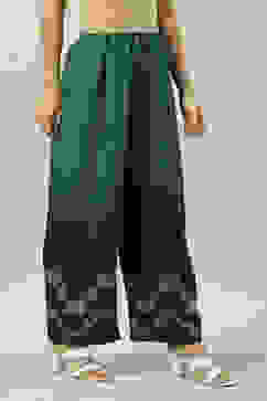 Green Rayon Palazzo image number 2