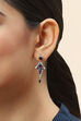 Blue 925 Sterling Silver Earrings image number 1