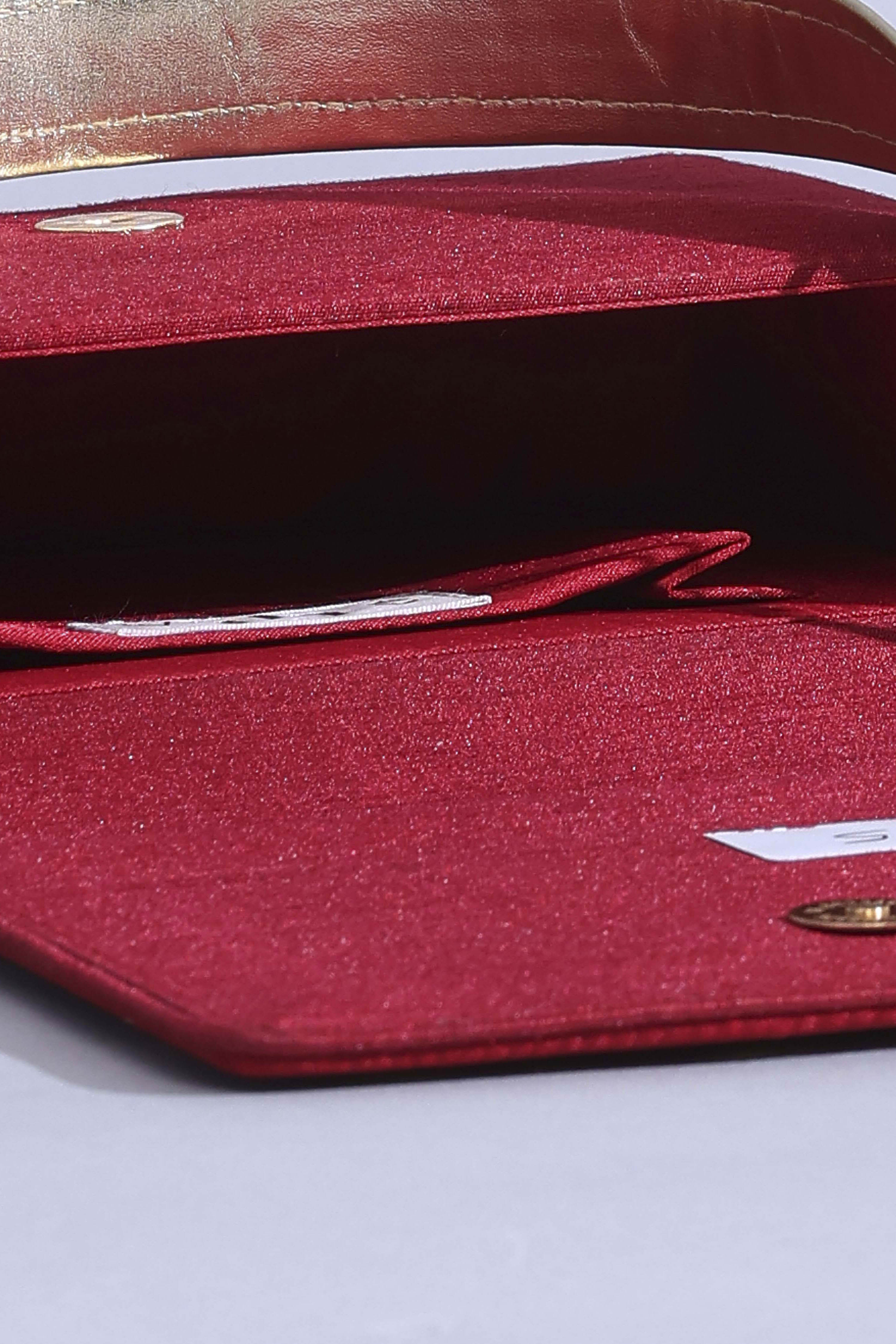 Red Polycotton Clutch image number 6