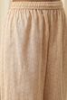 Beige Cotton Blend Straight Kurta Set image number 2