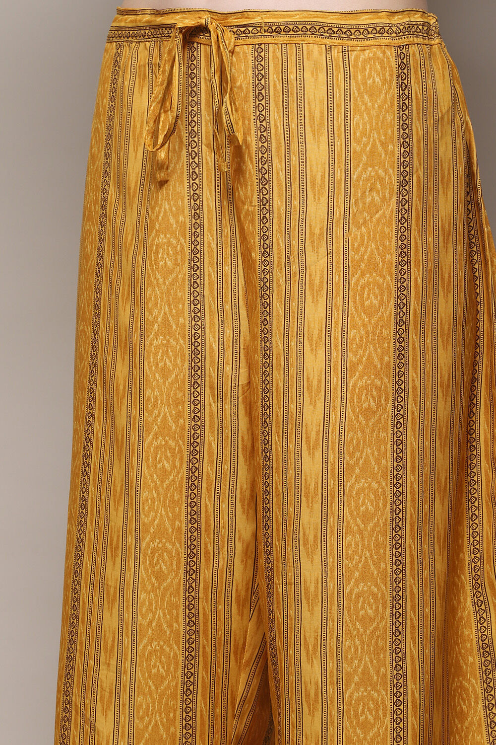 Teracota Poly Chiffon Straight Printed Kurta Palazzo Suit Set image number 2