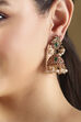 Multicolor Brass Jhumkas image number 1