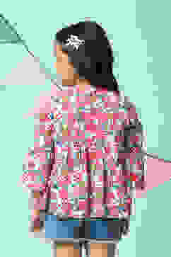 Blue Cotton Short Top image number 4