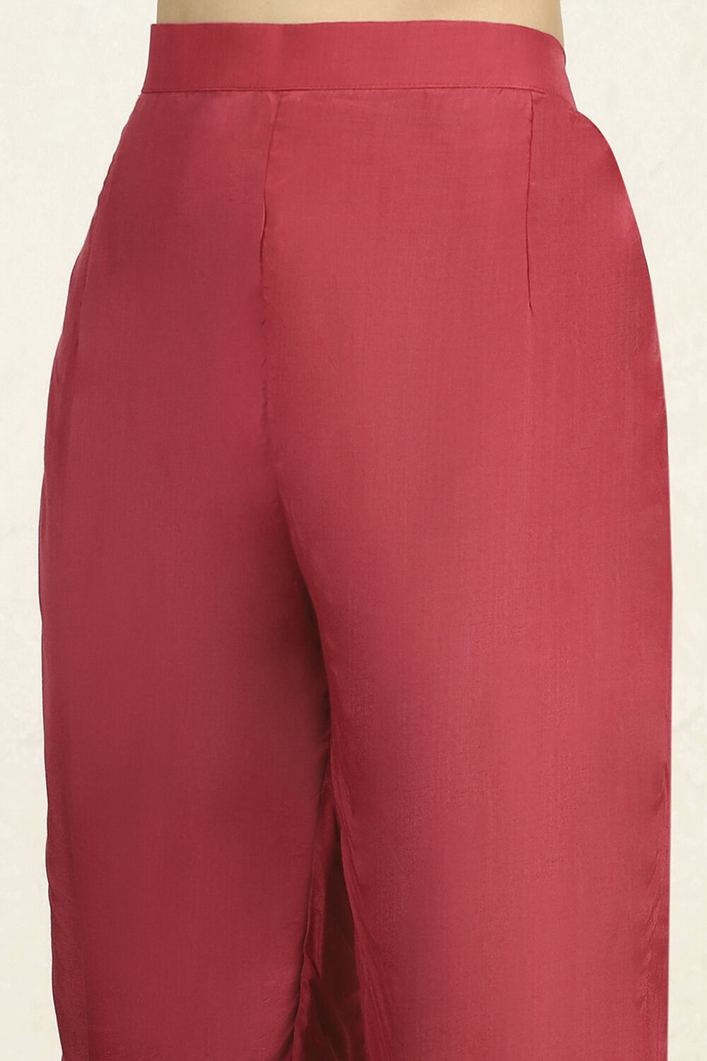 Teal Chanderi Unstitched Suit Set image number 3