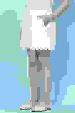 White Cotton Shorts image number 2