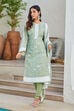 Mauve Cotton Blend Digital Print Unstitched Suit Set  image number 3