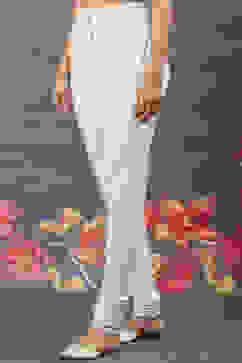 Rohit Bal Off White Cotton Straight Printed Suit Set image number 3