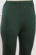 Camel Cotton Blend Solid Churidar image number 1
