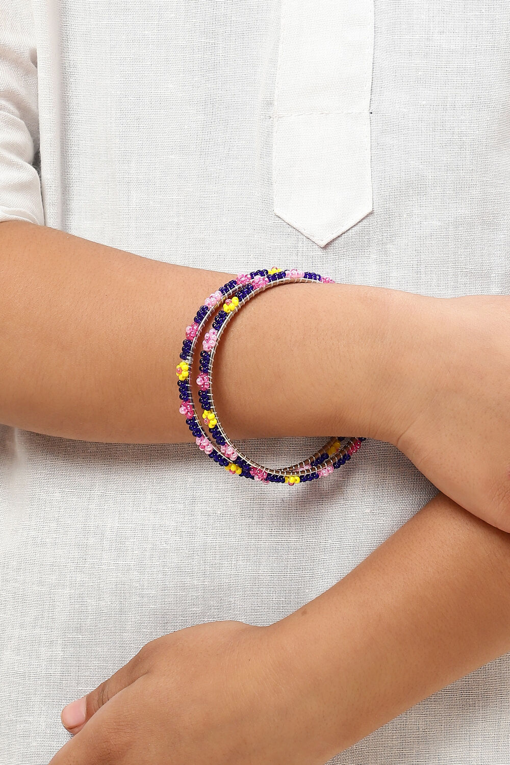 Blue & Pink Kids  Bangles image number 2