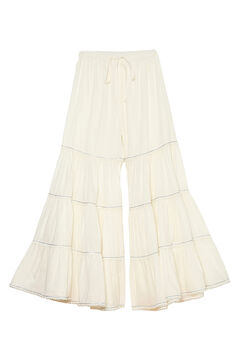 Off-White Embroidered Straight Suit Set image number 2