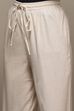 Black Cotton Blend Narrow Pant image number 1