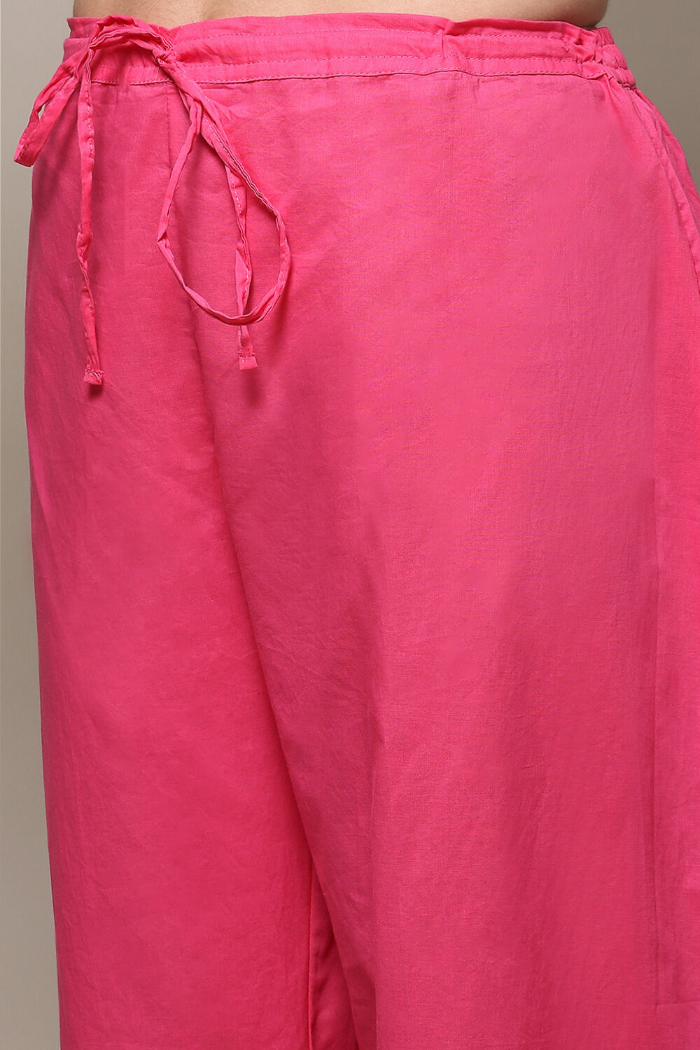 Yellow Cotton Straight 2 Piece Set image number 2