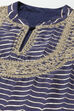Rohit Bal Cream Cotton Silk Straight Yarndyed Suit Set image number 1