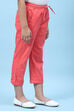 Coral Cotton Solid Pant