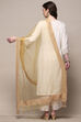 Beige Nylon Yarndyed Dupatta image number 2