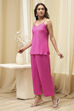 Pink Embroidered Straight Kurta Set image number 7