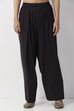 Black Cotton Solid Salwar image number 5