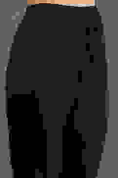 Rohit Bal Black Silk Chanderi Floral Printed Straight Kurta Set image number 2