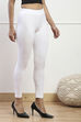 Black Cotton Blend Solid Leggings image number 3