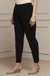 Blue Cotton Slim Pants image number 2