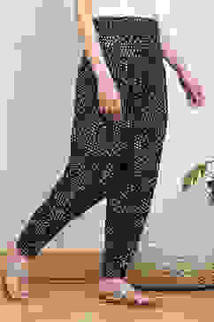 Black Cotton Printed Salwar image number 3