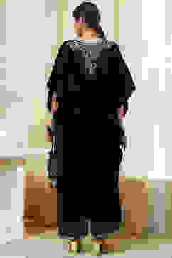 Blue Art Silk A-Line Kurta Palazzo Suit Set image number 5