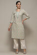 Blue Rayon Straight Kurta