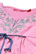 Pink Cotton Straight Kurta Dhoti Salwar Suit Set image number 1