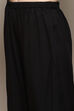 Black Cotton Blend Digital Print Unstitched Suit Set image number 3