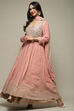 Dusty Pink Viscose Flared Suit Set image number 4