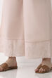Light Pink Cotton Flared Palazzos image number 7