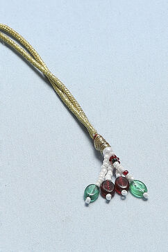 Red Green Alloy Necklace Set image number 4