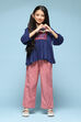 Peach Cotton Solid Pant image number 0