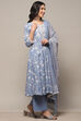 Pink Cotton Anarkali Suit Set image number 6