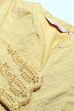 Peach Cotton Flax Kurta image number 1