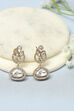 Gold Kundan Festive Drop & Danglers image number 0